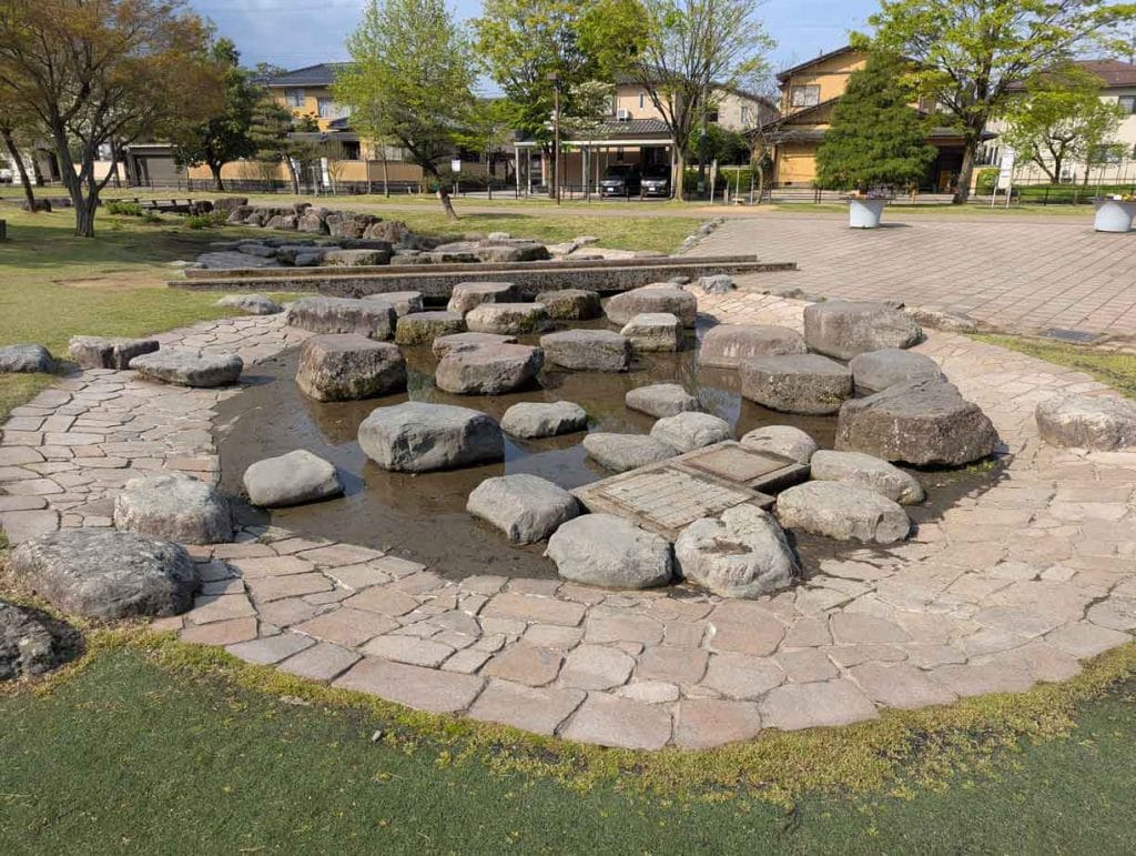 ぐるぐる広場の水場