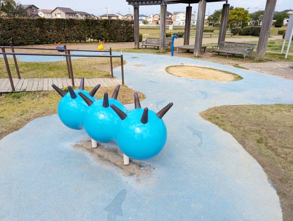 中条公園のかわいらしい遊具
