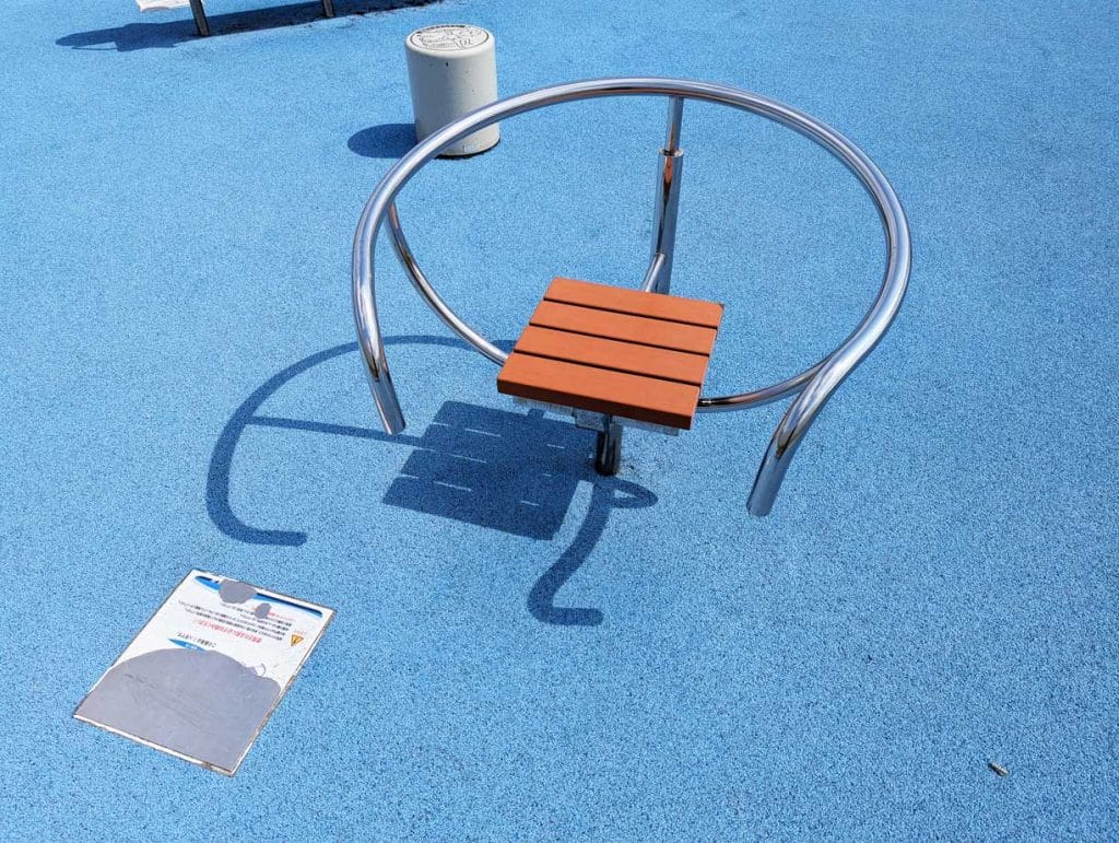 あがた公園のフィットネス遊具6