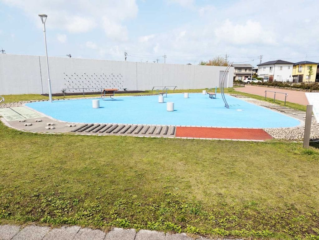 あがた公園の足つぼ1