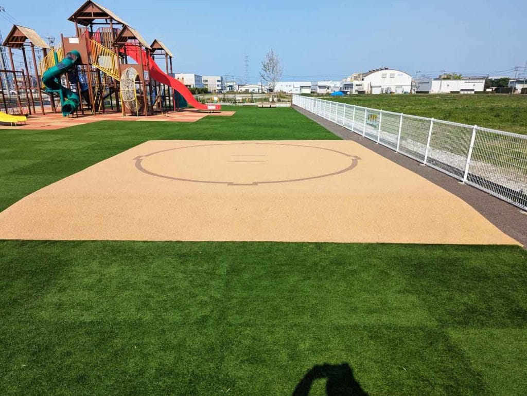 横江荘史跡公園の土俵