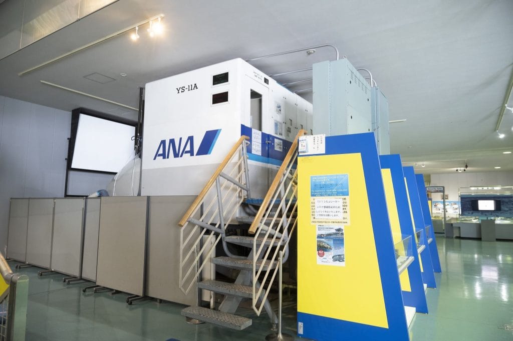 石川県立航空プラザのフライトシミュレーター2