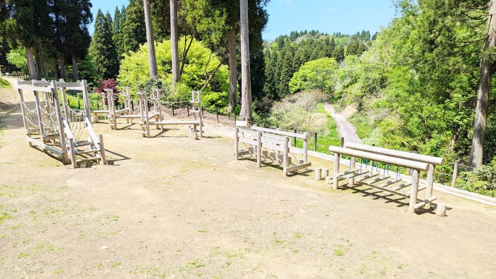 石川森林公園のフィールドアスレチック