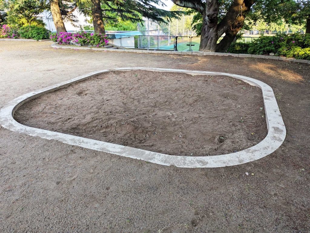 金沢南総合運動公園の砂場