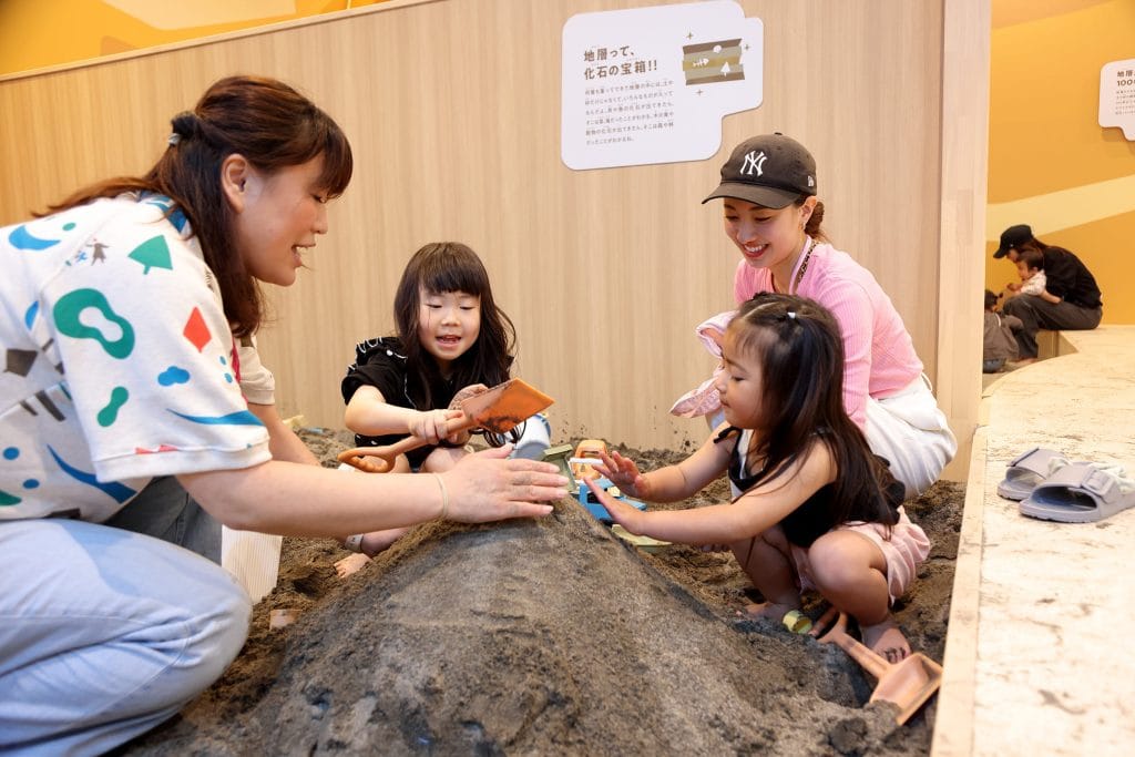 ちきゅうのにわ 地層エリア2