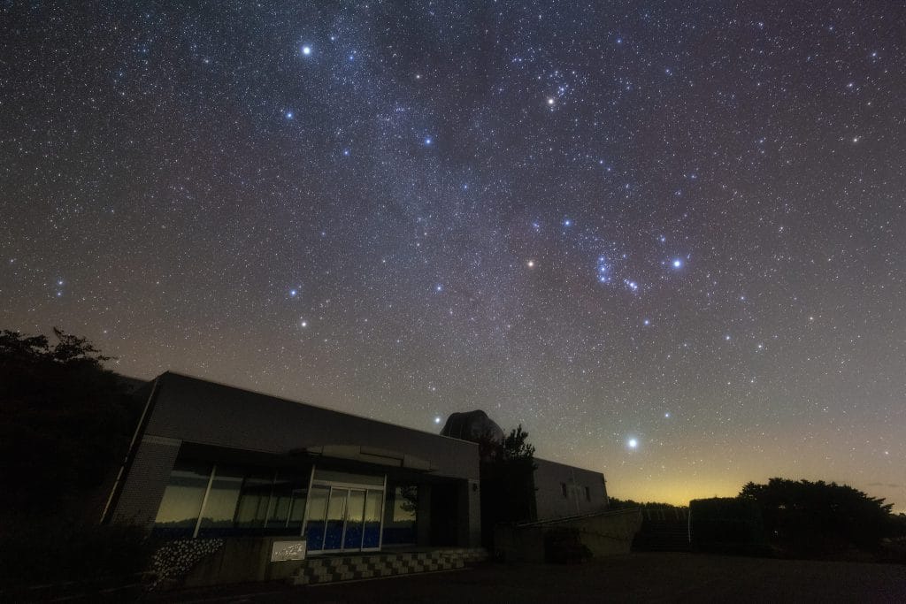 やなぎだ植物公園の星空2