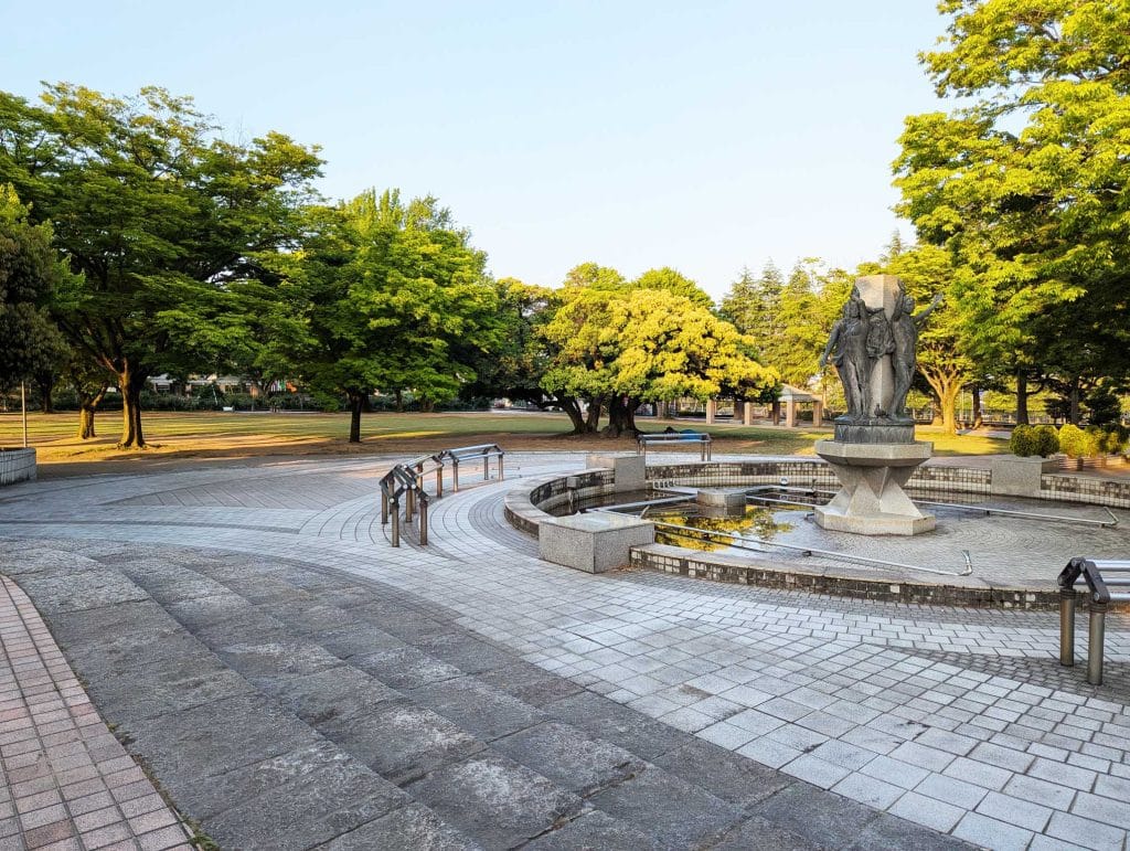 金沢南総合運動公園の噴水
