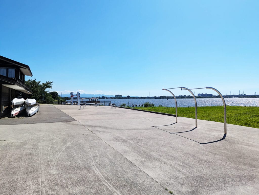 木場潟公園中央園地　カヌー