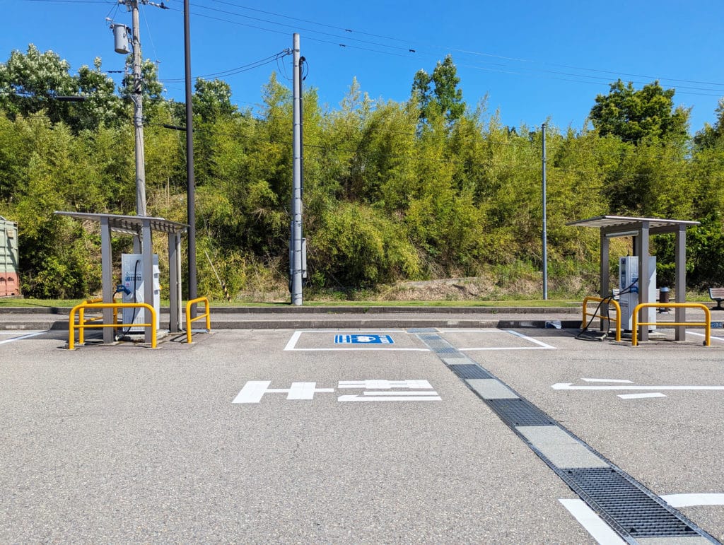 道の駅 こまつ木場潟 EV充電設備
