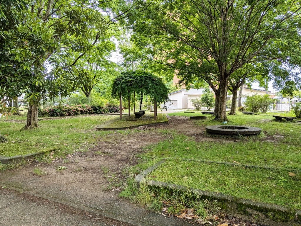 神田交通公園　休憩スペース1