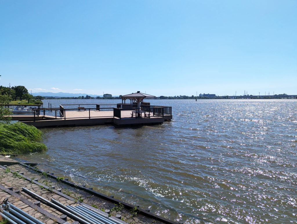 木場潟公園中央園地　湖上園路1