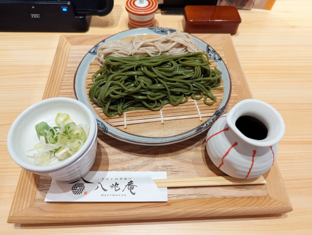 そばと四季揚げ八兆庵　2種味くらべせいろそば