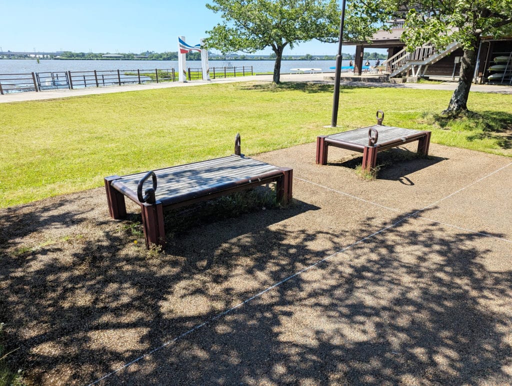 木場潟公園中央園地　休憩スペース3