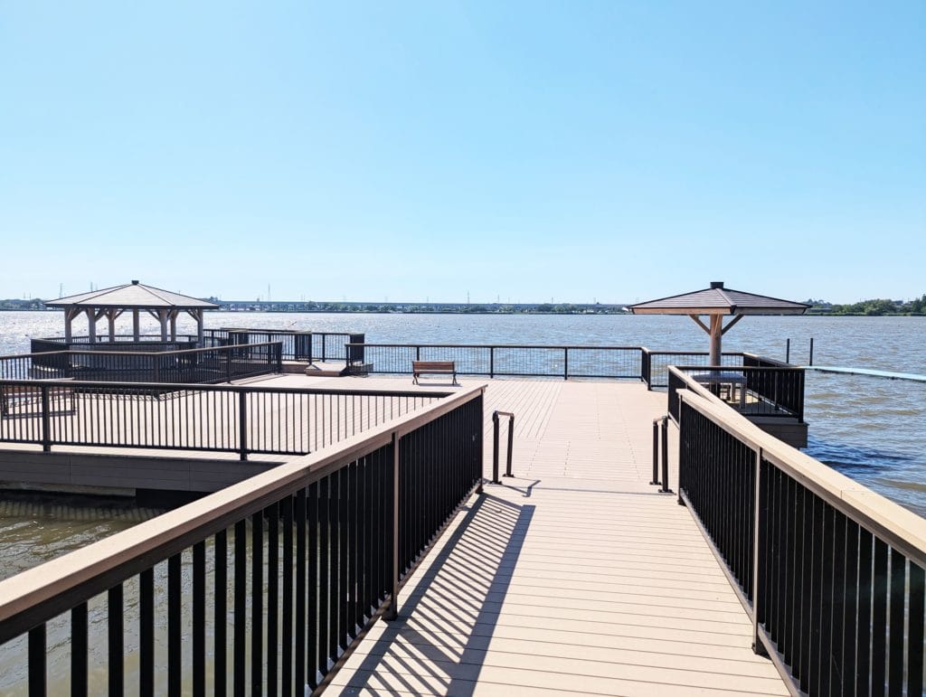 木場潟公園中央園地　湖上園路2